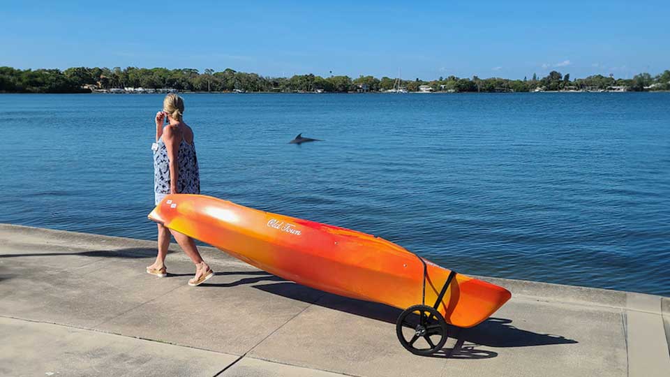 Volution Kayak Wheels | Kayak Transporation Cart System – SUP Wheels