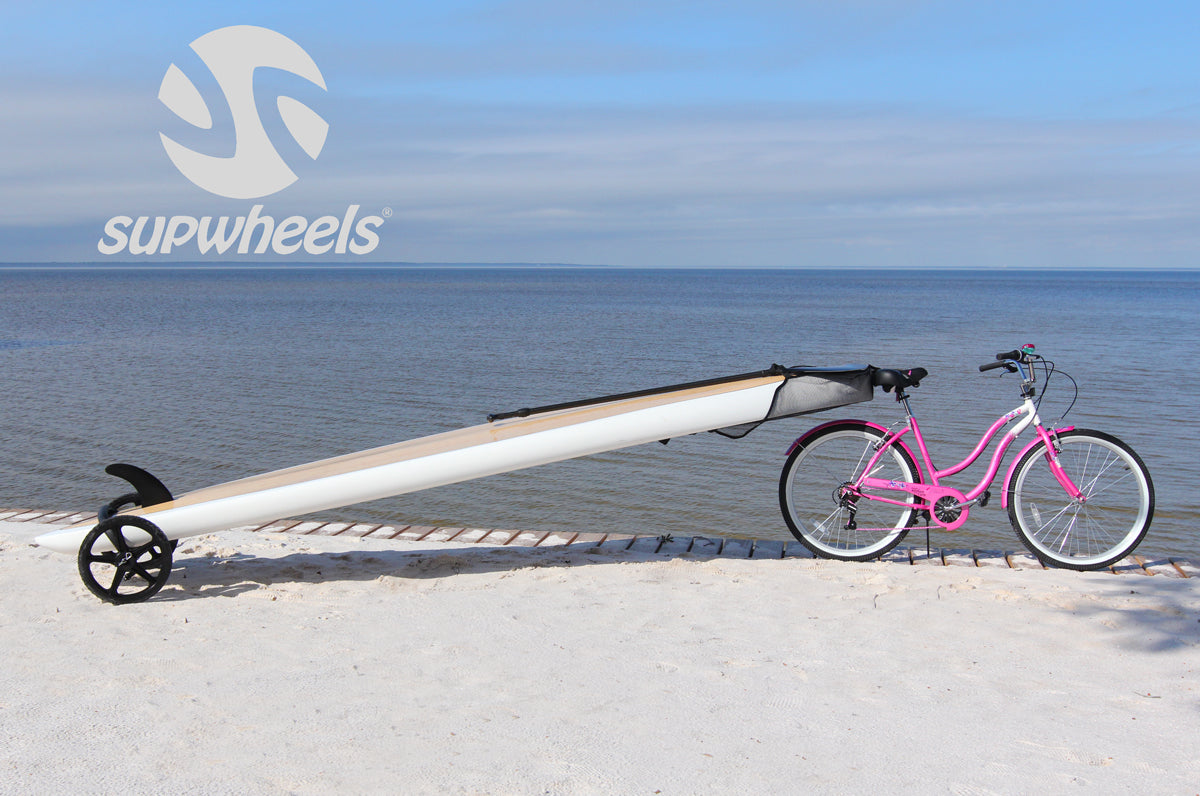 EVOLUTION Paddle Board Bike Trailer with strap handle bike or walk